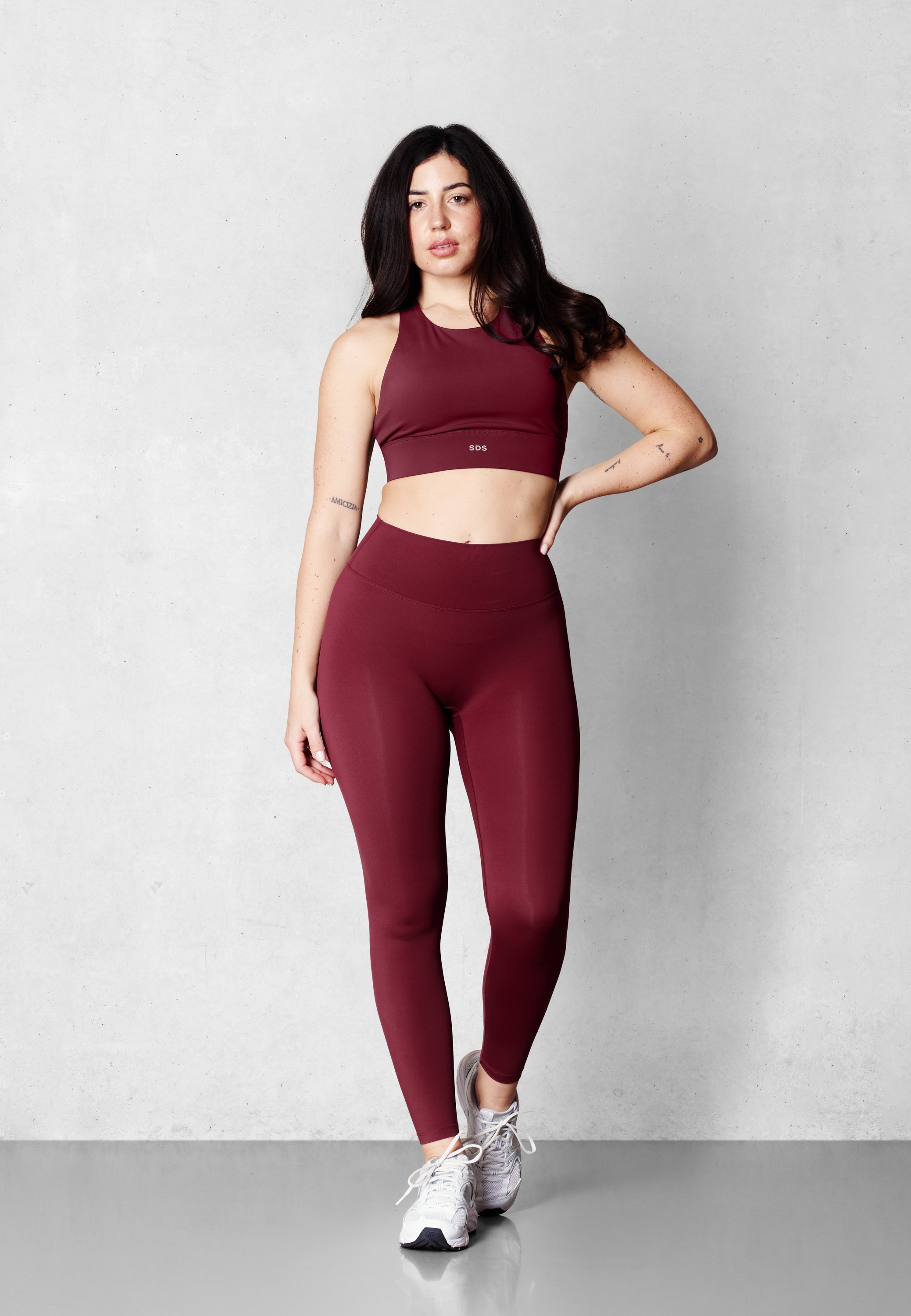 Y Back Bra - Merlot