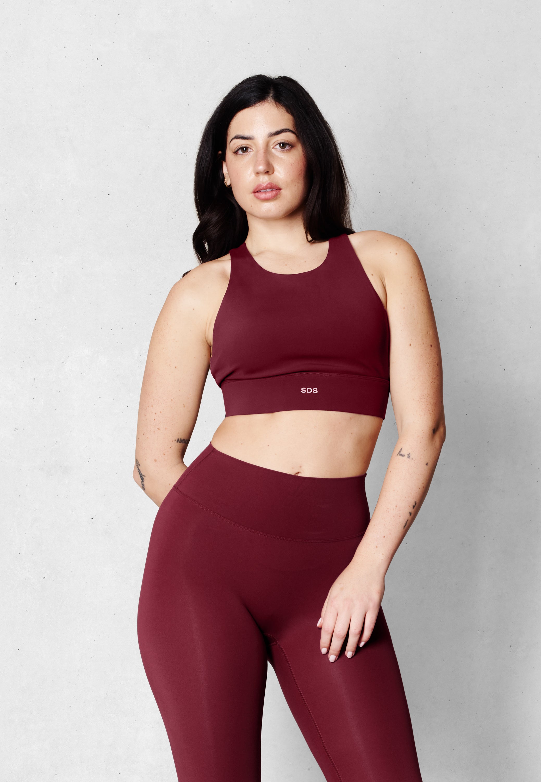 Y Back Bra - Merlot
