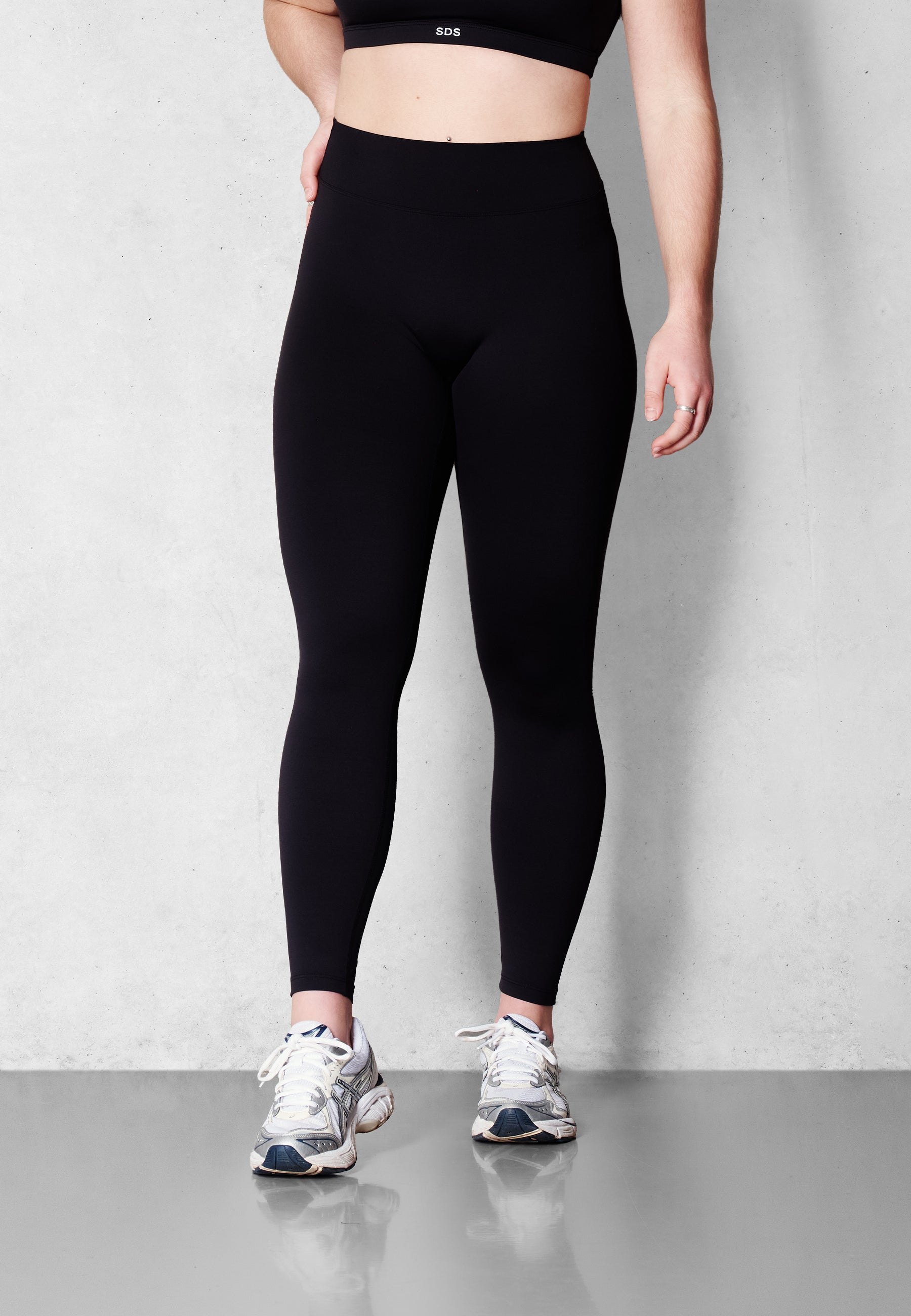 Luxe Tights - Full Length - Impact Fabric - Black