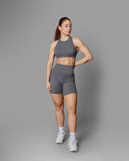 Performance Run Biker Shorts - Deep Grey