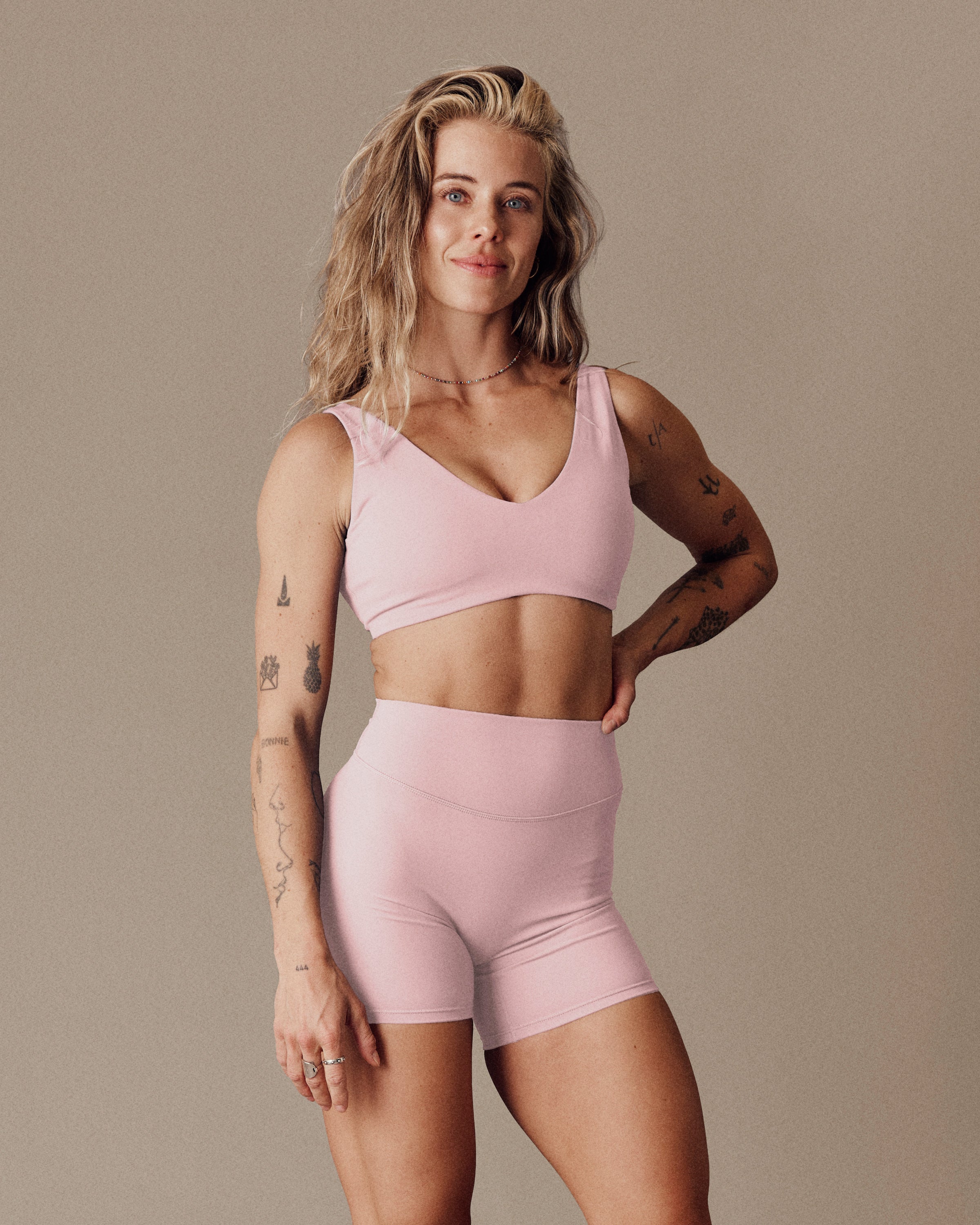 Aura Bra SculptFlex - Medium Support - Soft Rose