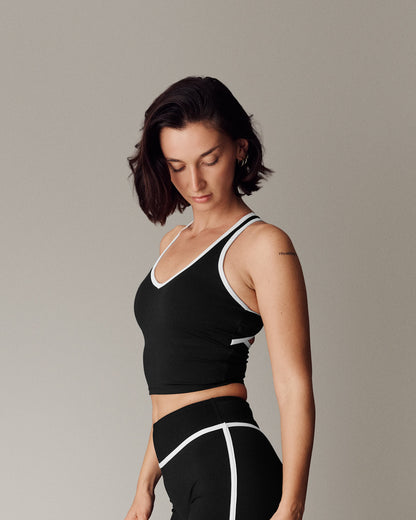 Retro Top - Black