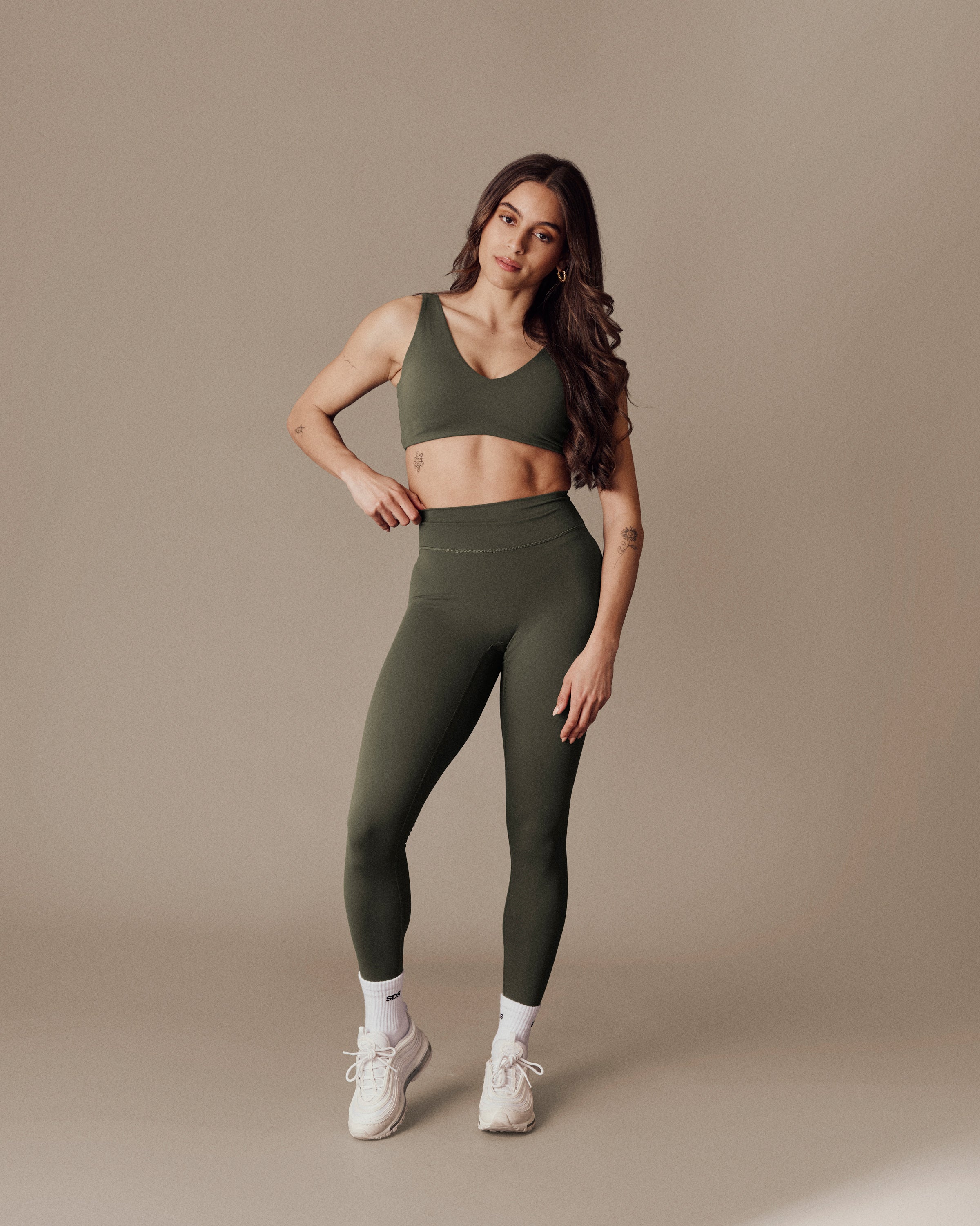 Aura Bra SculptFlex - Medium Support - Mountain Green