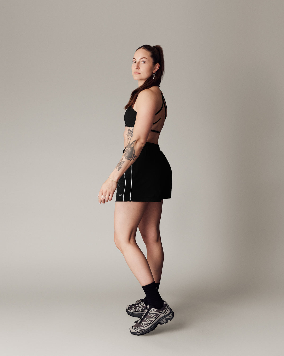 Cotton Shorts - Black