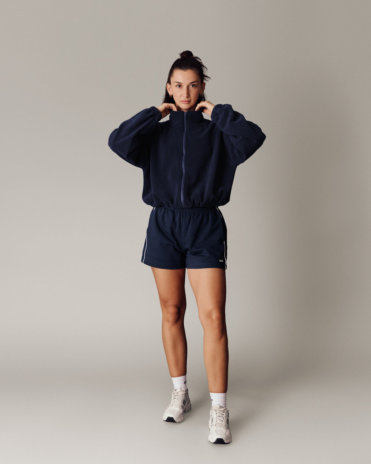 Soft Fleece Jacket - Navy