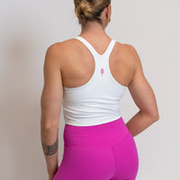 Biker Shorts Mid Length - Vibrant Pink