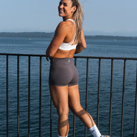 Classic Booty Shorts - Charcoal Grey