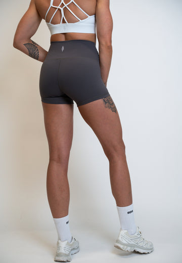 Classic Booty Shorts - Charcoal Grey