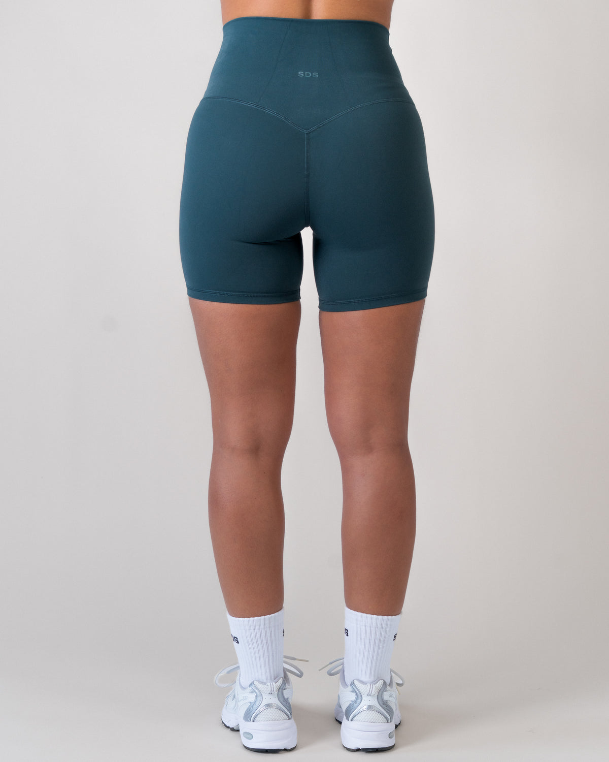 Biker Shorts - High Waist - Teal