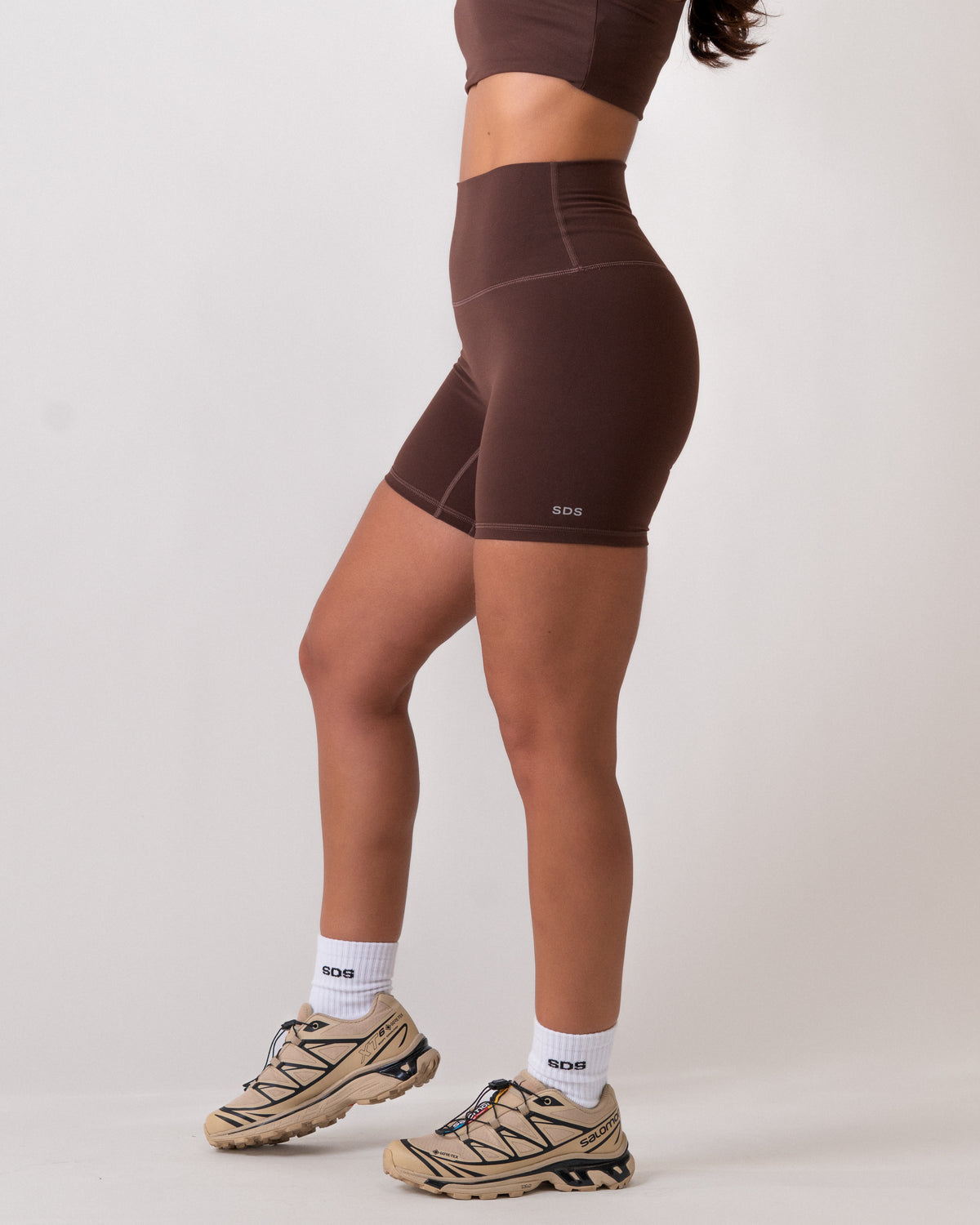 Biker Shorts - High Waist - Brown (Coming soon)