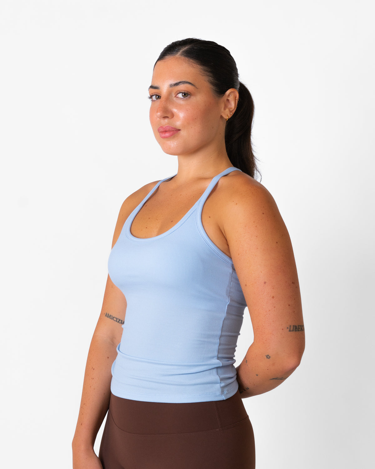 Racer Tank - basis Natural Fiber - Sky Blue (Coming Soon)