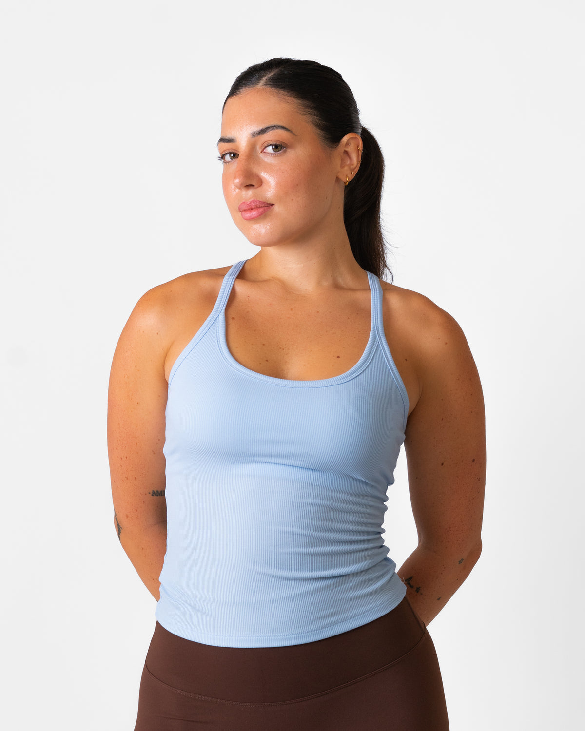 Racer Tank - basis Natural Fiber - Sky Blue (Coming Soon)