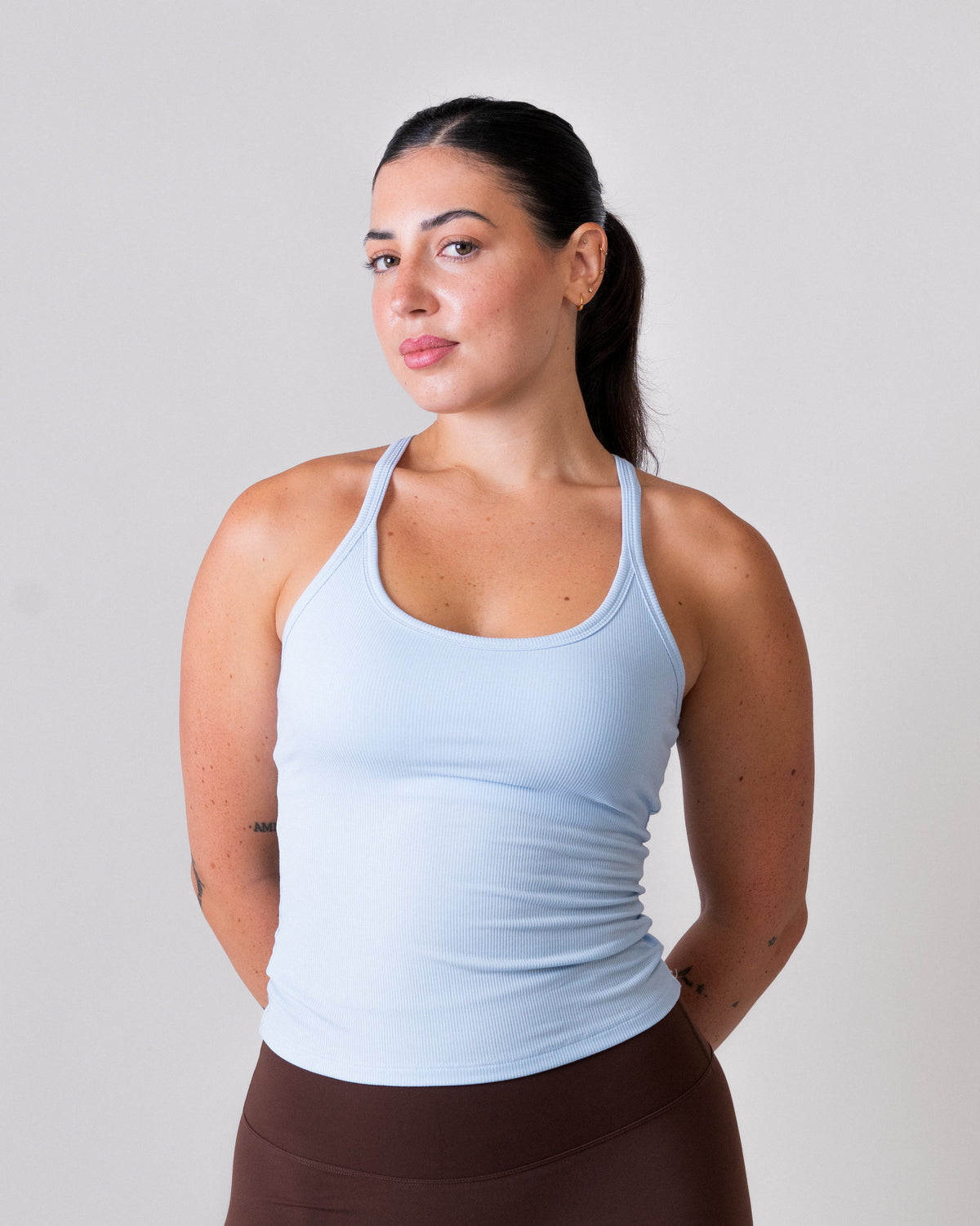 Racer Tank - basis Natural Fiber - Sky Blue (Coming Soon)