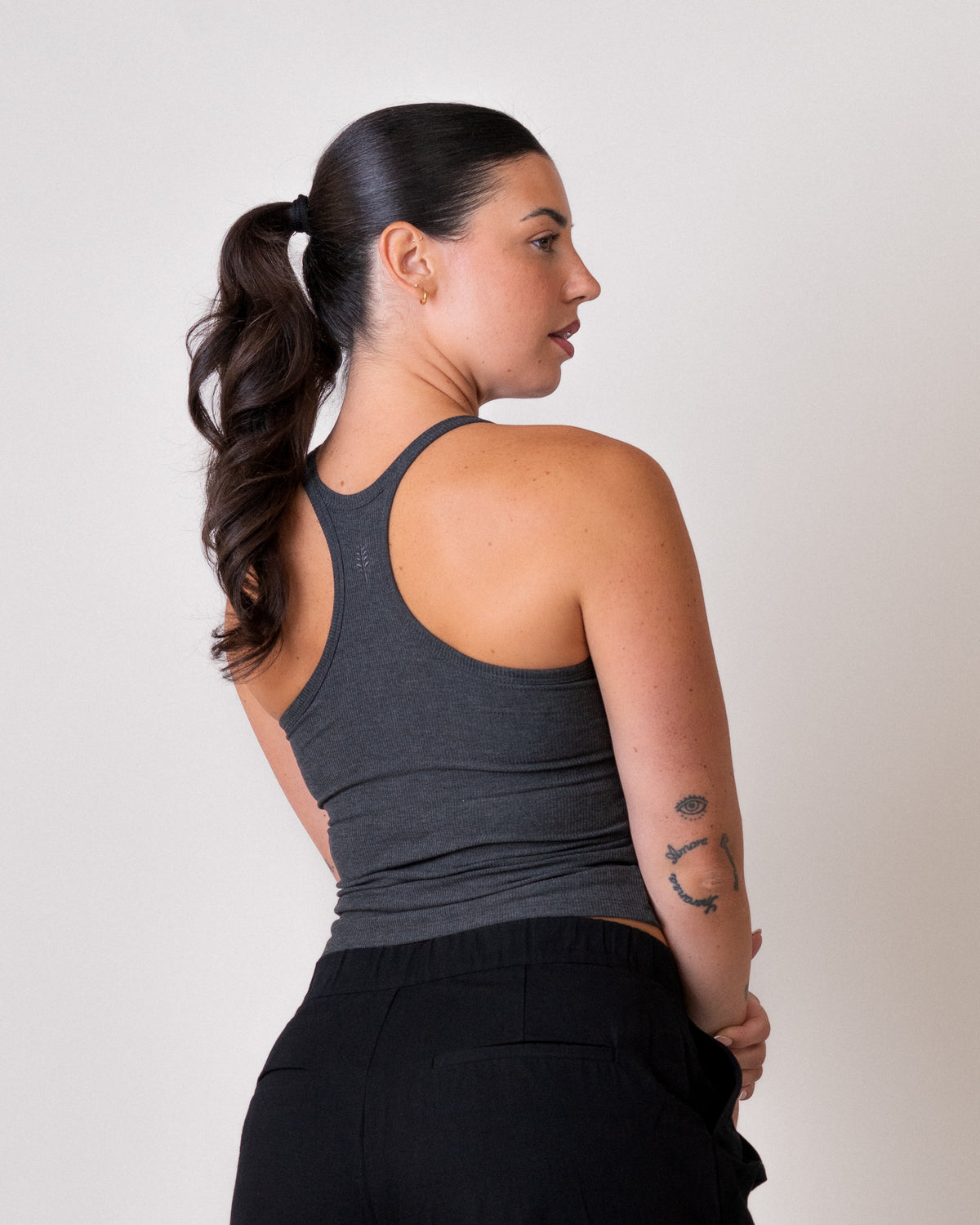 Racer Tank - basis Natural Fiber - Dark Grey (Coming Soon)