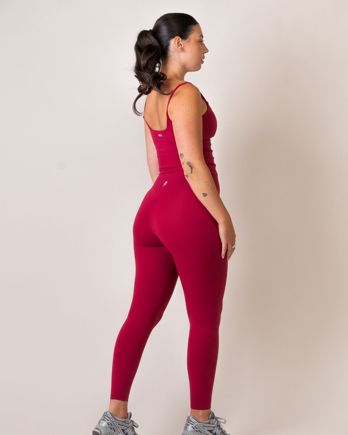 Classic Full Length Top- SculptFlex -  Red