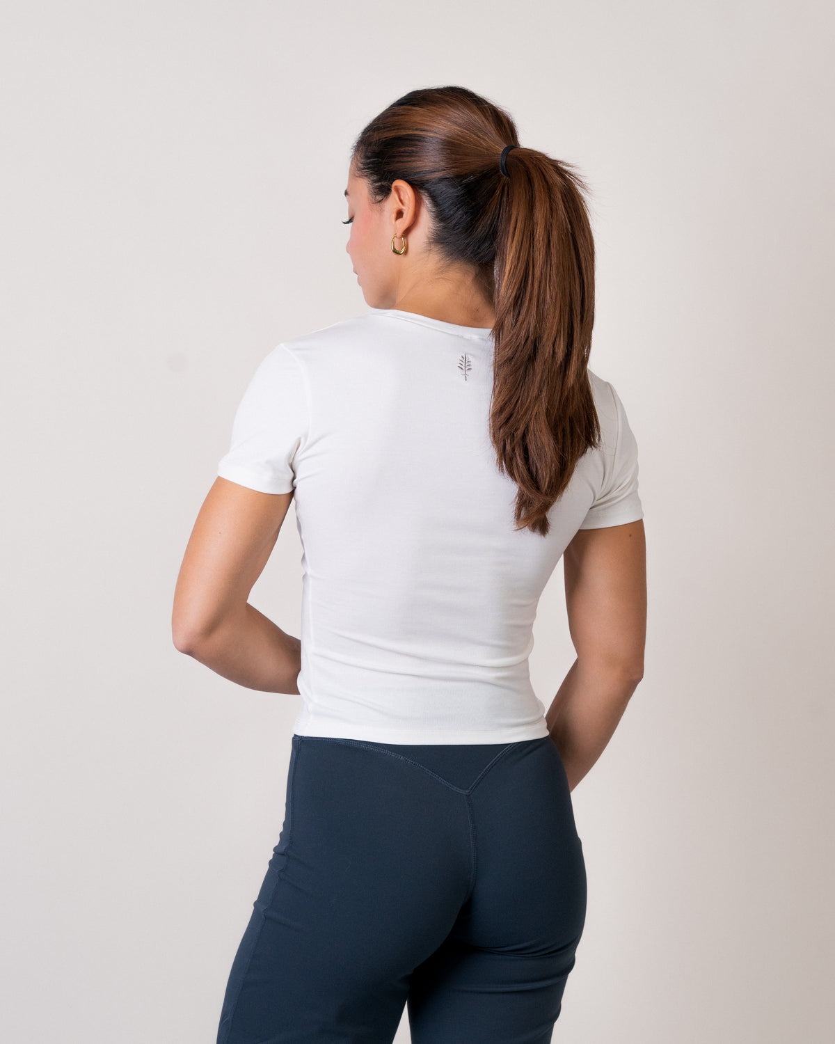 Short Sleeve Shirt  - basis Lyocell - White