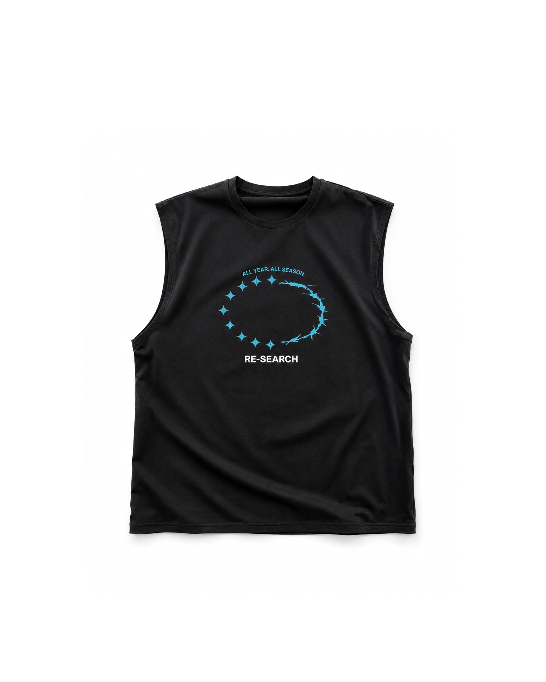 Muscle Tank - Black and Blue