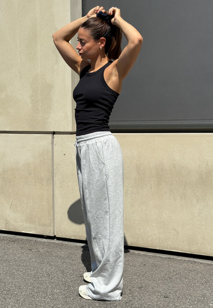 Wide Leg Pants - Grey