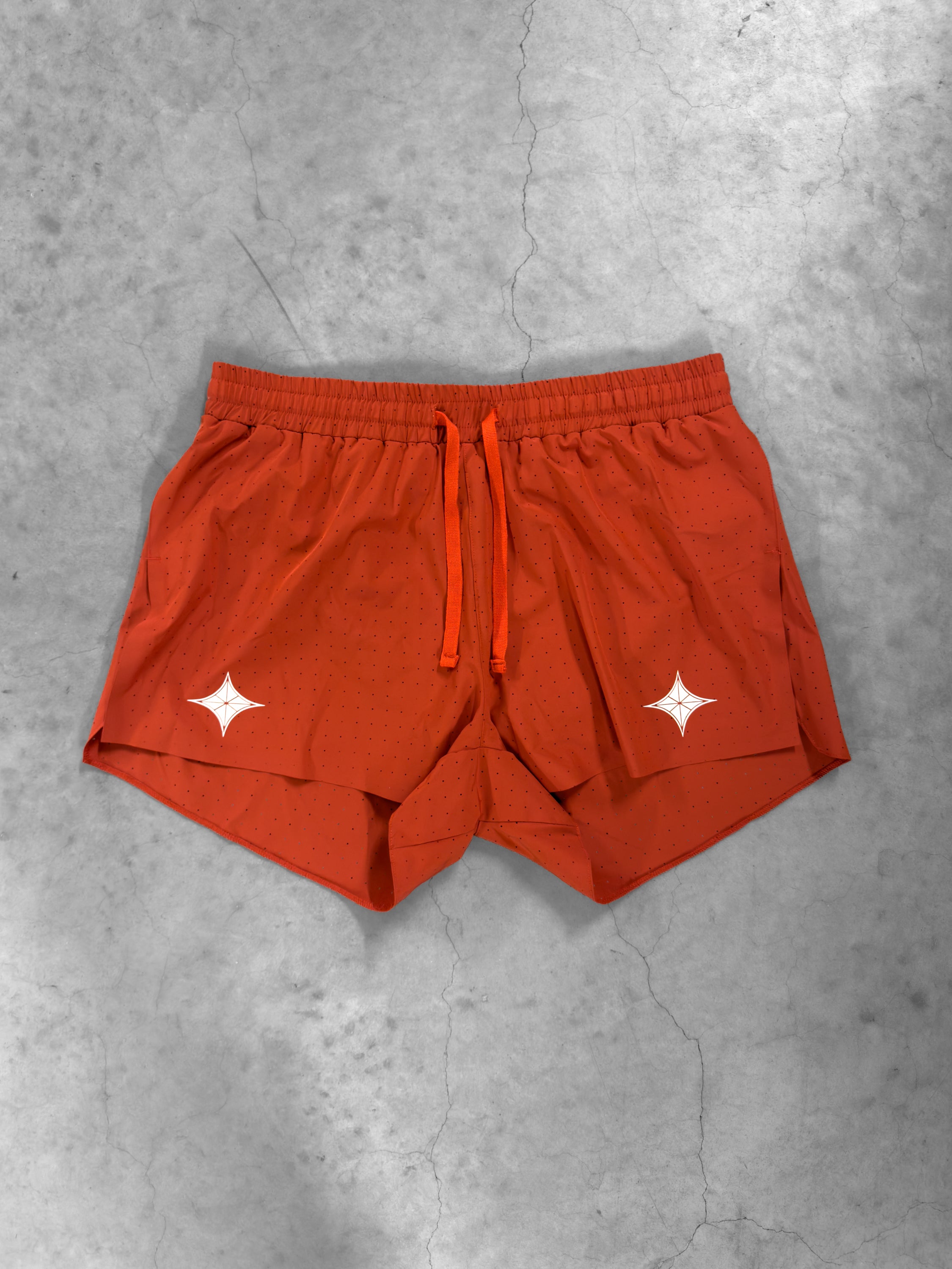 PRE-ORDER Split Shorts - Burnt Red