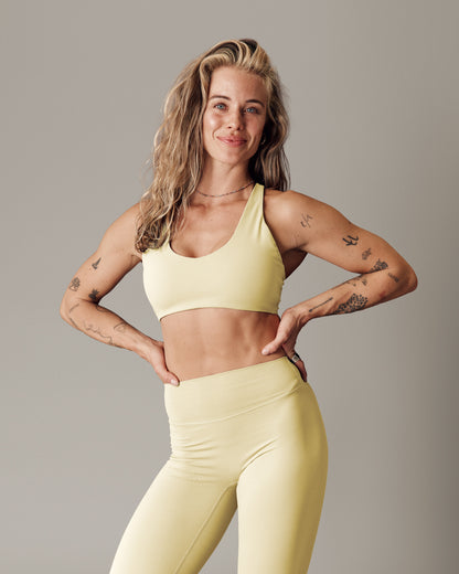 Racing Bra SculptFlex - Medium Support - Butter Yellow