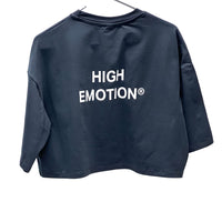 Womens 3Q Shirt - High Emotion - Charcoal