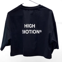 Womens 3Q Shirt - High Emotion - Black