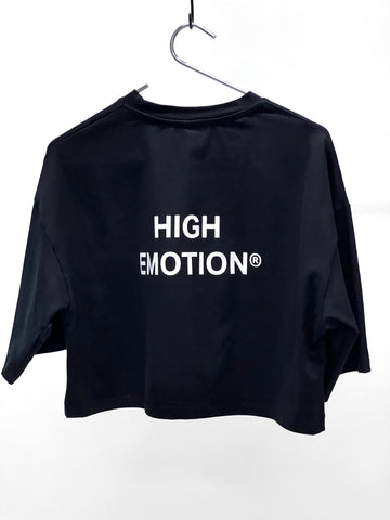 Womens 3Q Shirt - High Emotion - Black