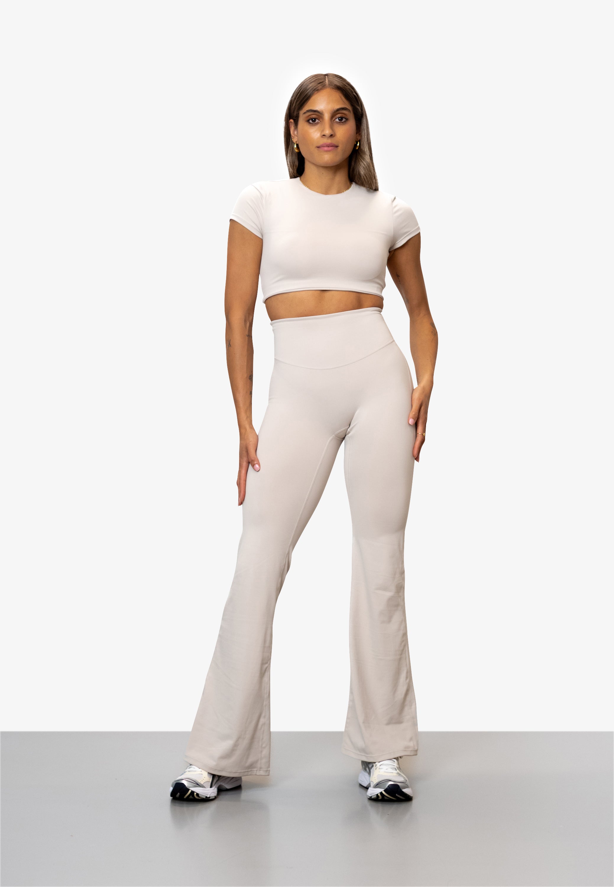 Open Back Short Sleeve - Pearl
