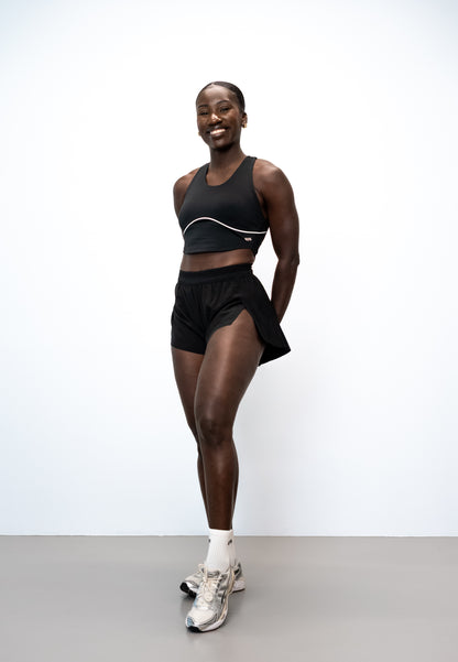 Endorphin Flare Run Shorts - Black