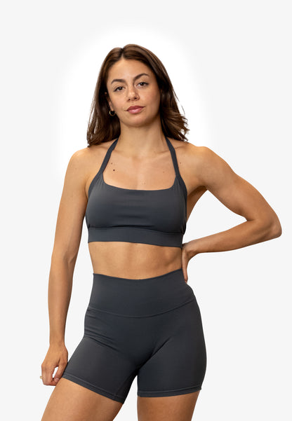 Halter Neck V2 - Stone Grey