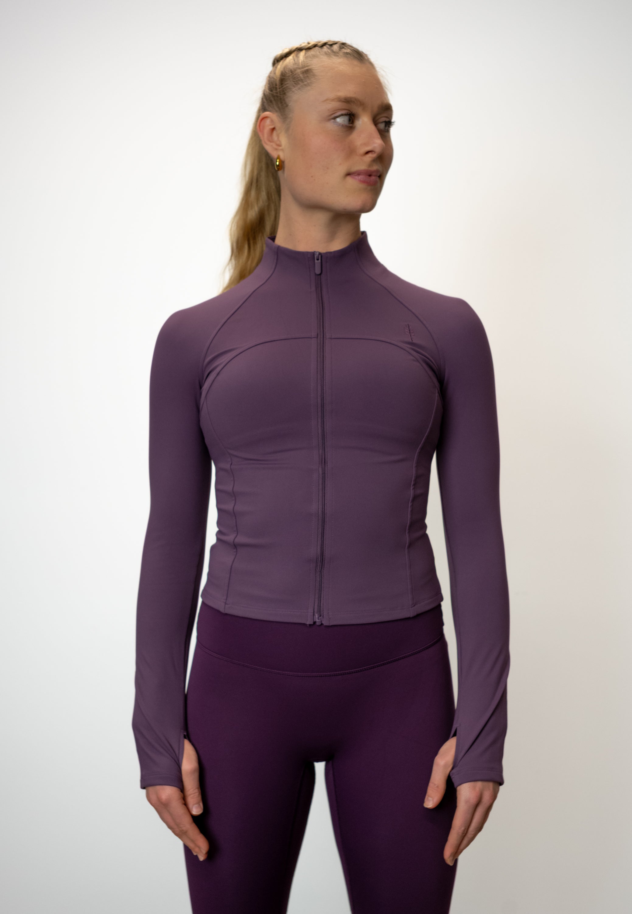 Light Fleece Zip Jacket - Soft Purple