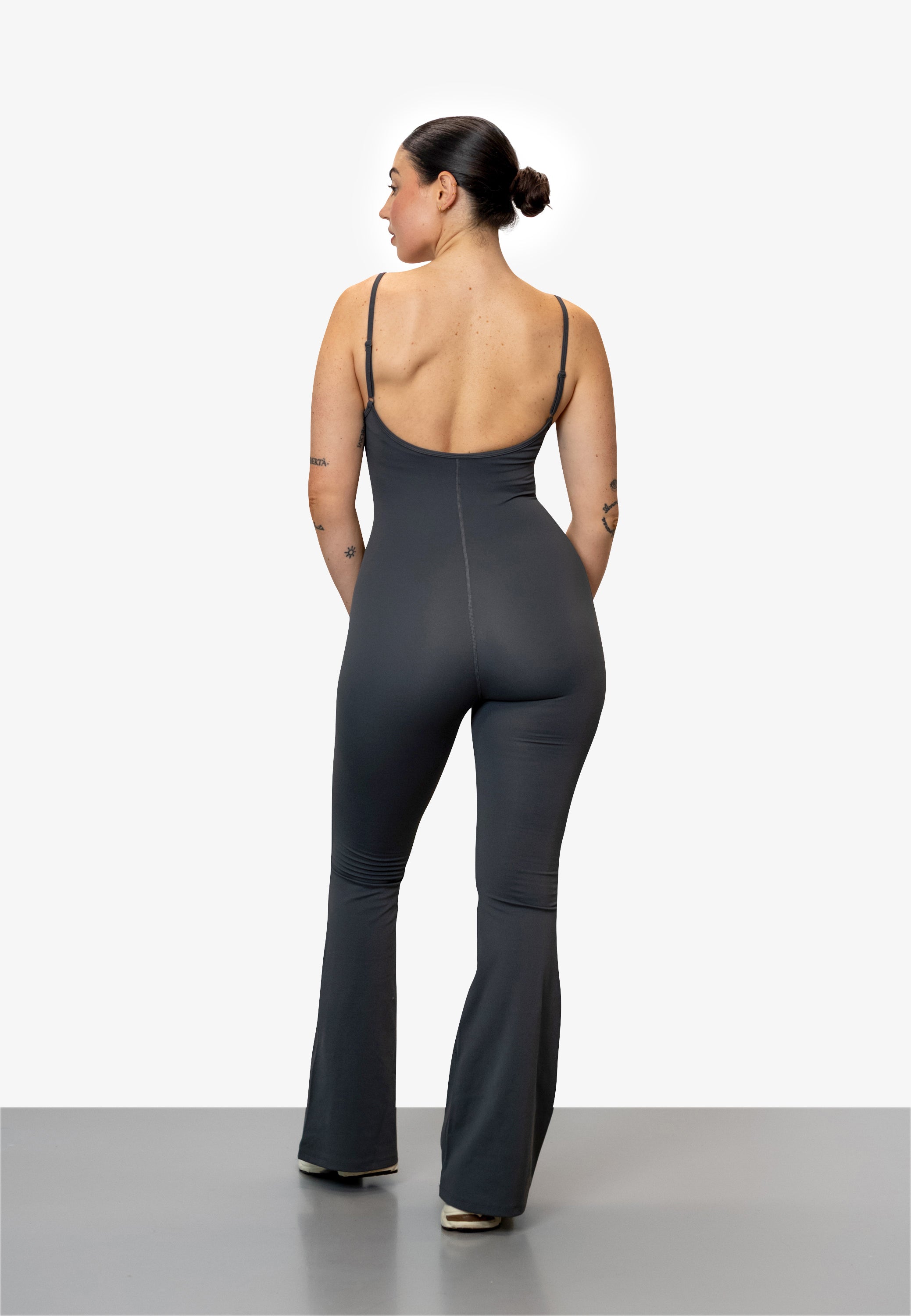 Flare Jumpsuit - Deep Grey