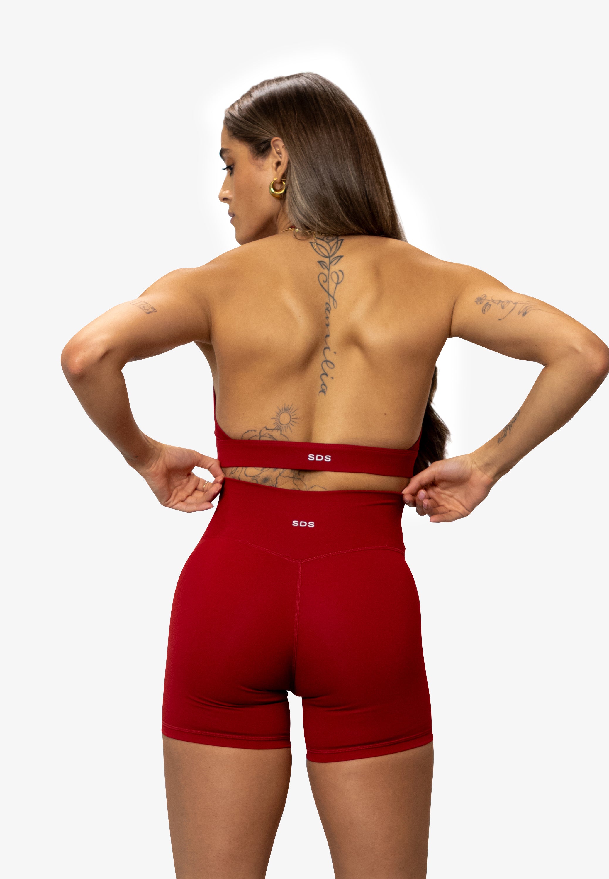 Halter Neck V2 - Spicy Red