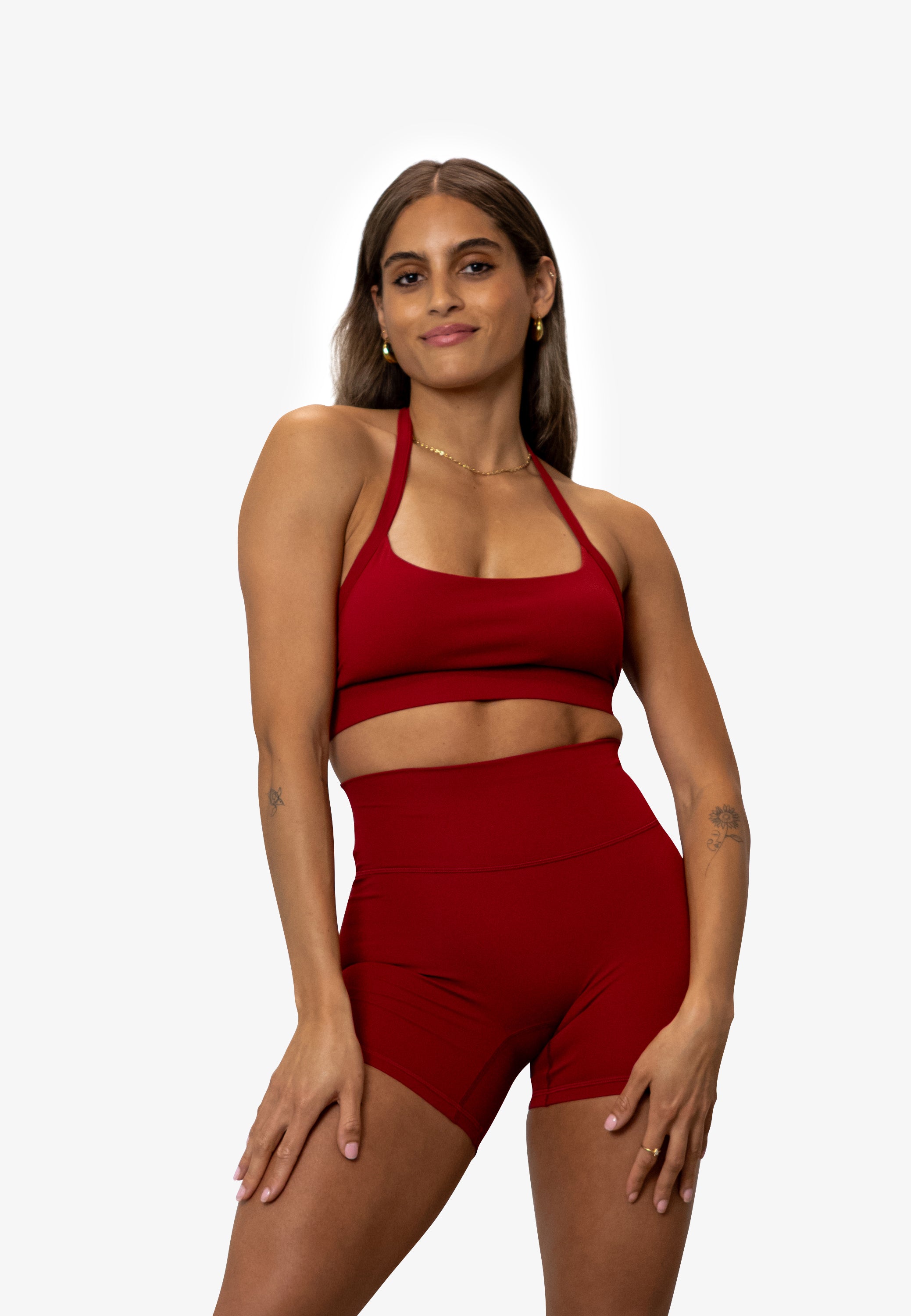 Halter Neck V2 - Spicy Red