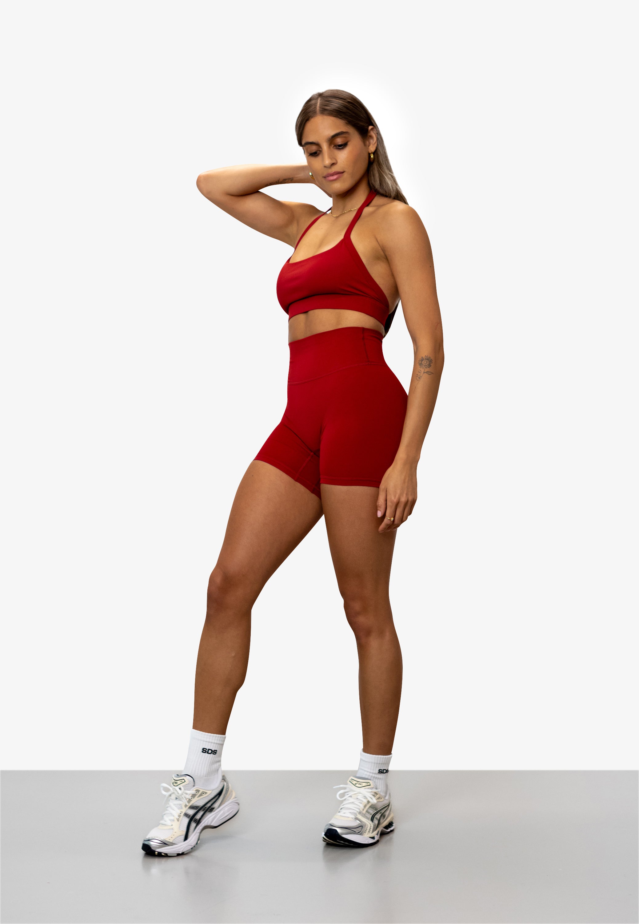 Halter Neck V2 - Spicy Red