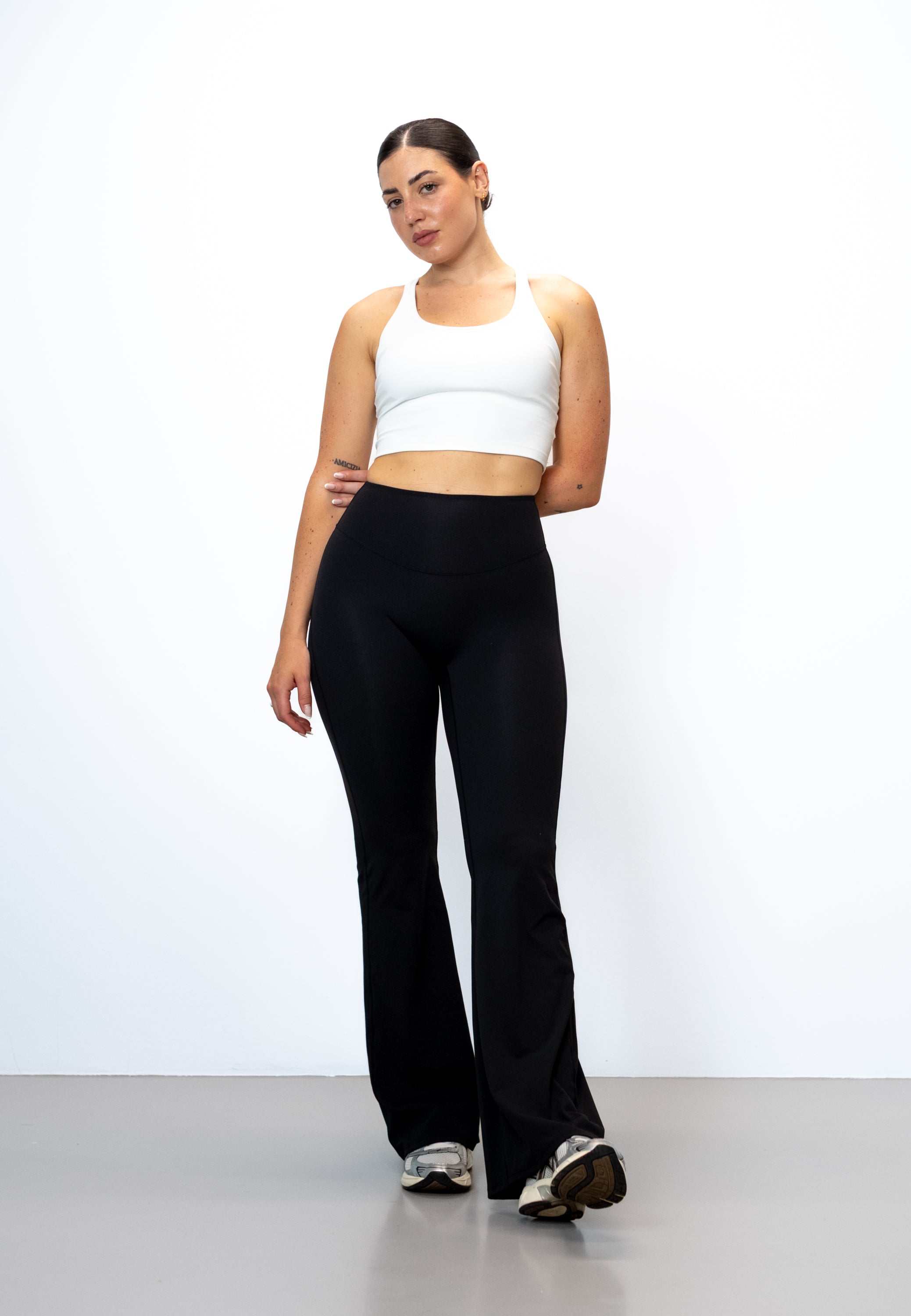 Y Back Top - White