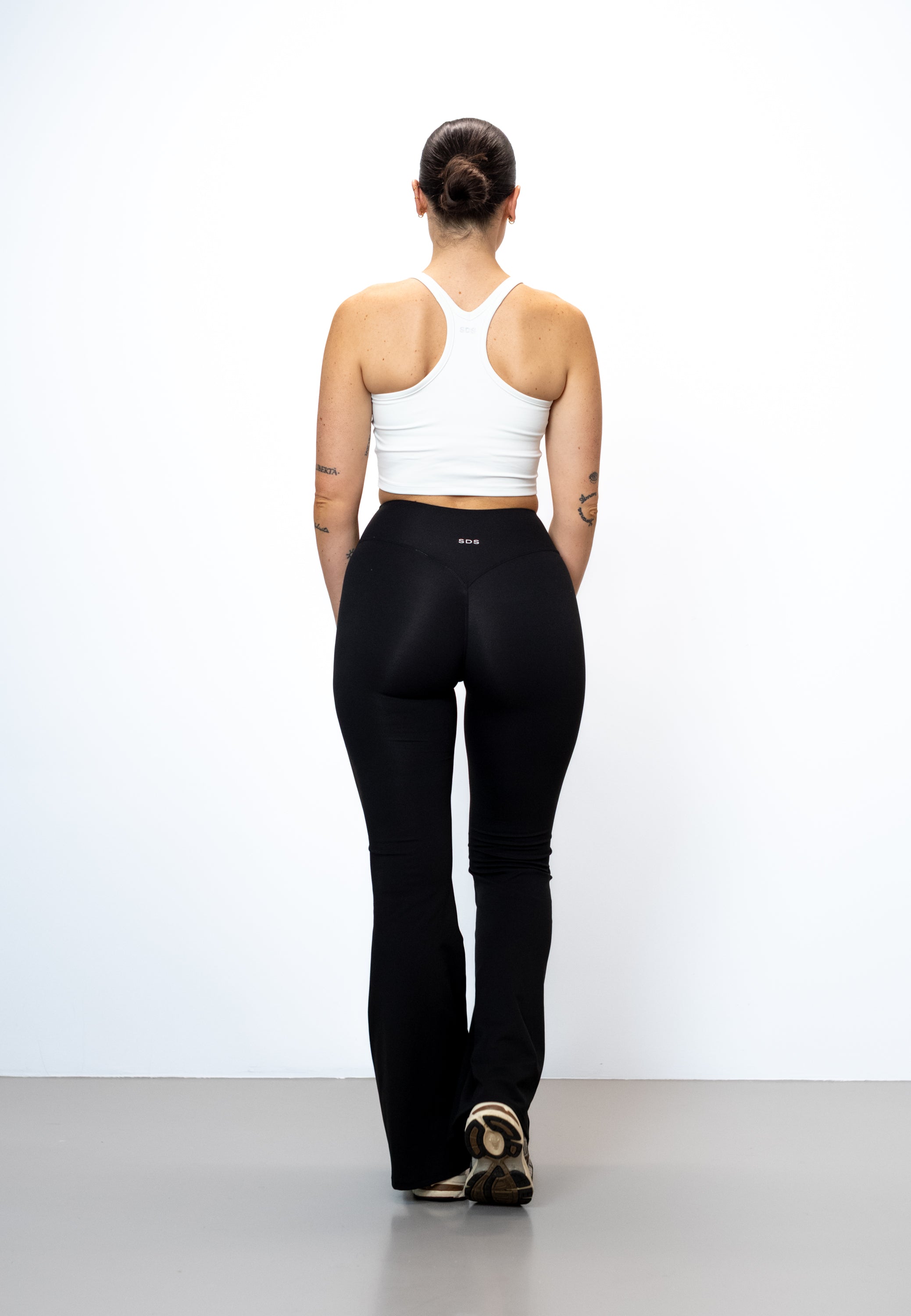 Y Back Top - White