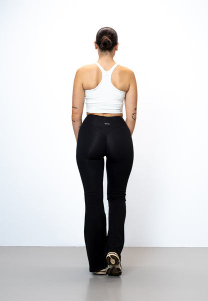Y Back Top - White