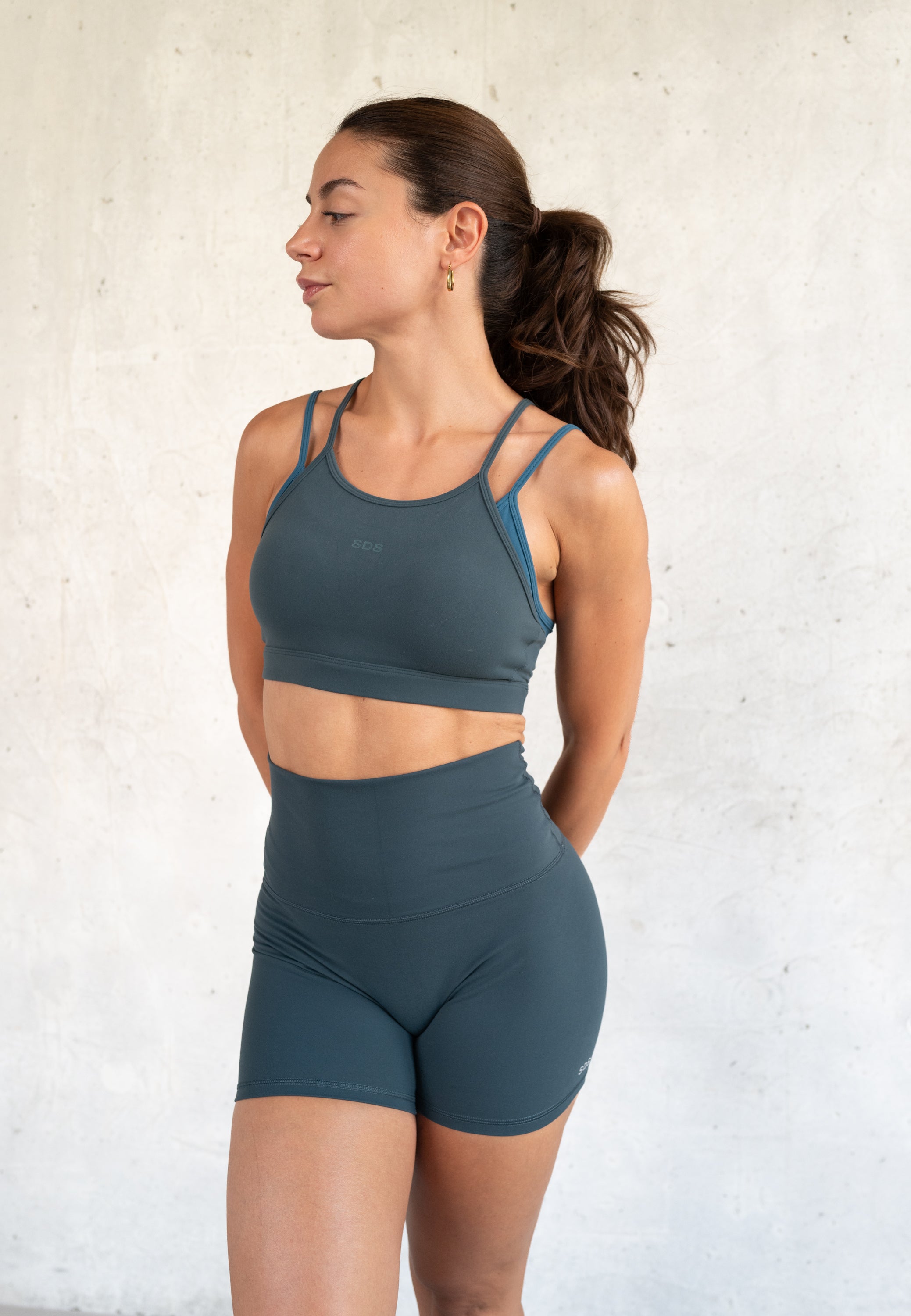 Double HN Bra - Teal Green - SculptFlex