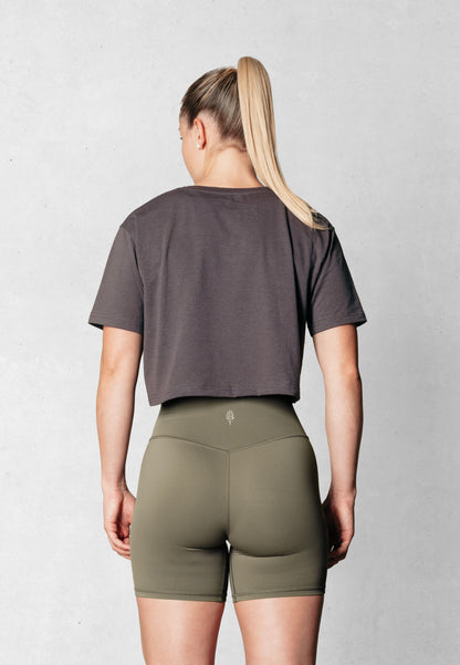 Biker Shorts mid length - Army Green