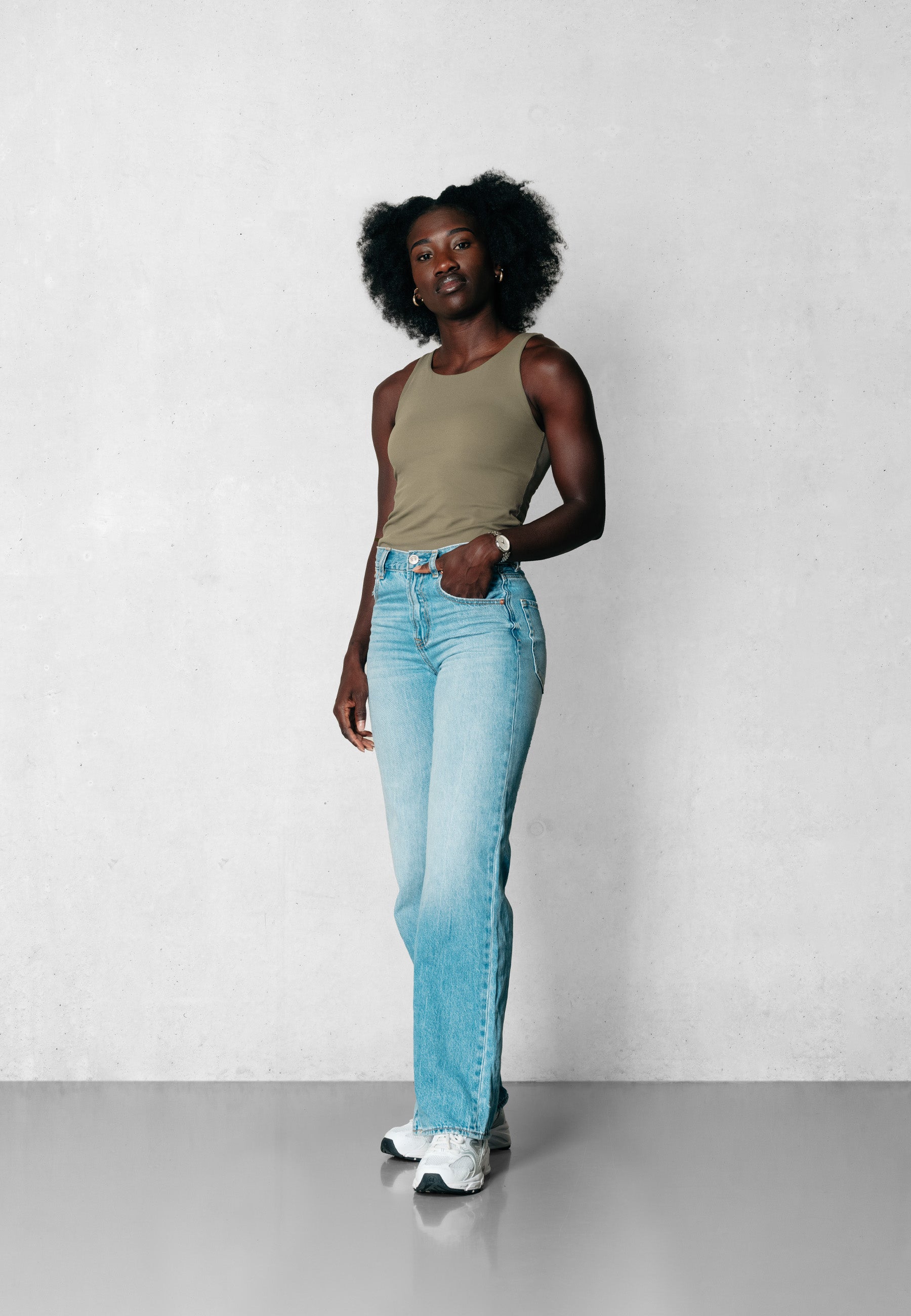 Full Length Top - Army Green v2