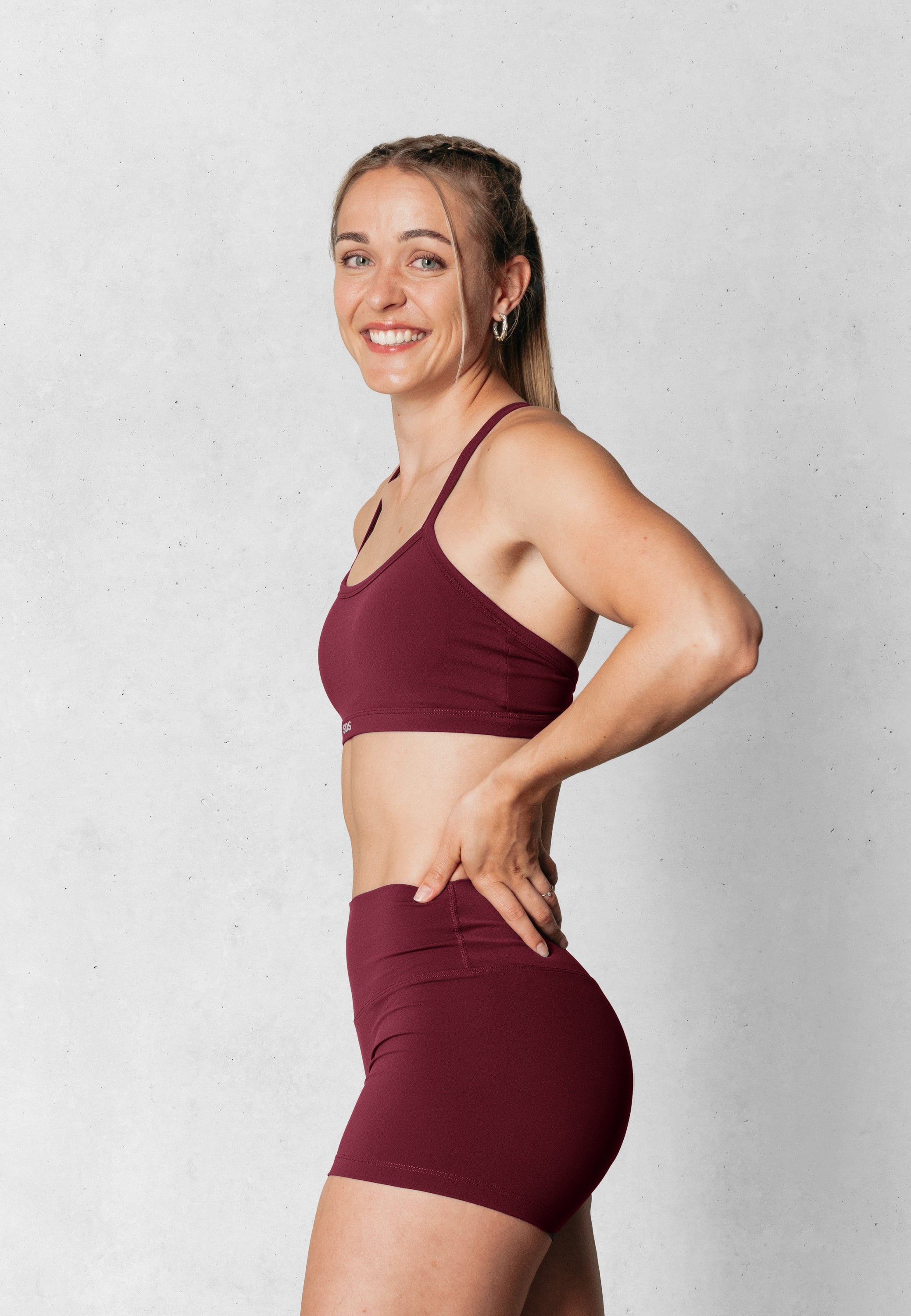 Linear Bra - Merlot