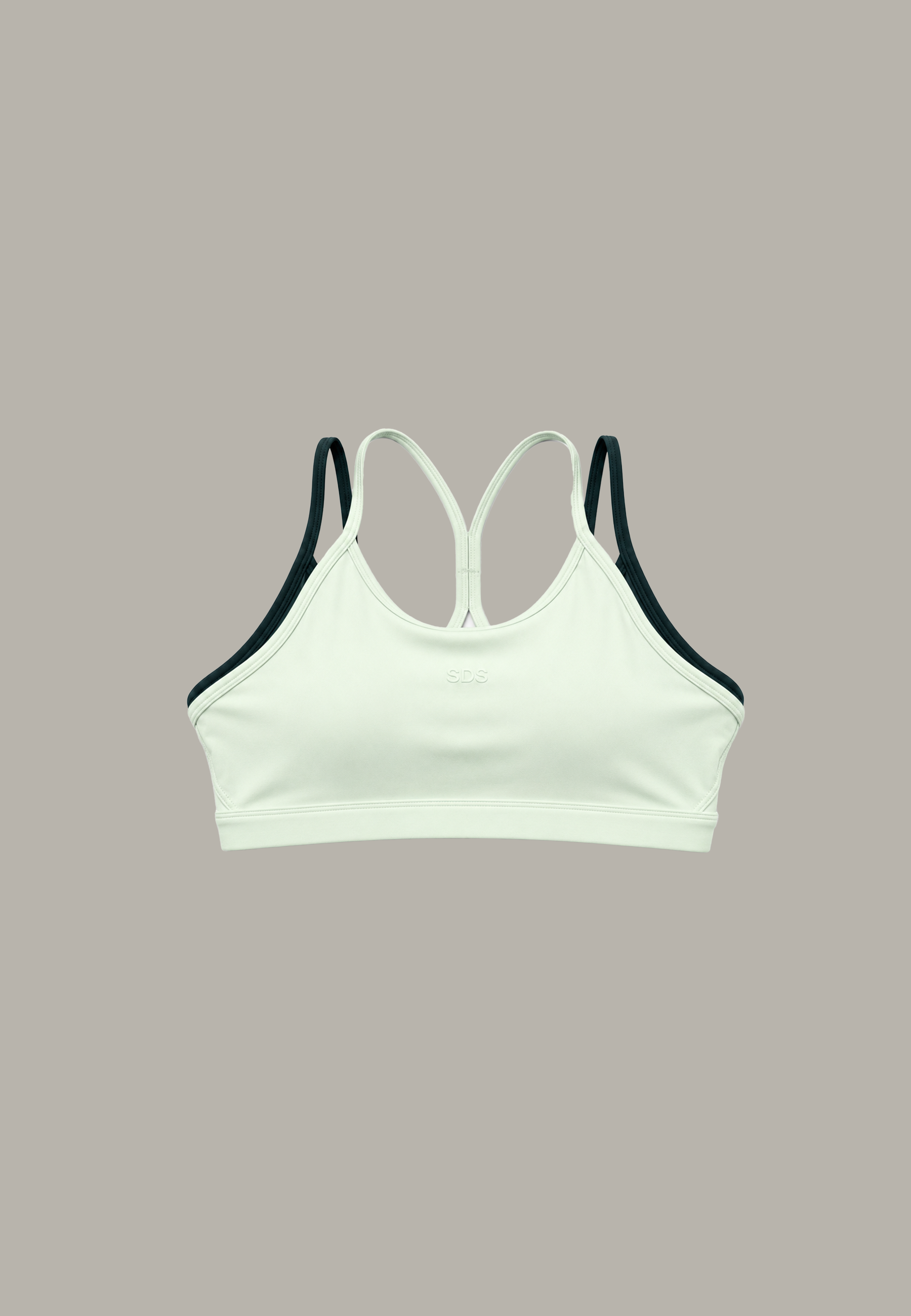Double HN Bra Racer Back - Soft Lime - SculptFlex