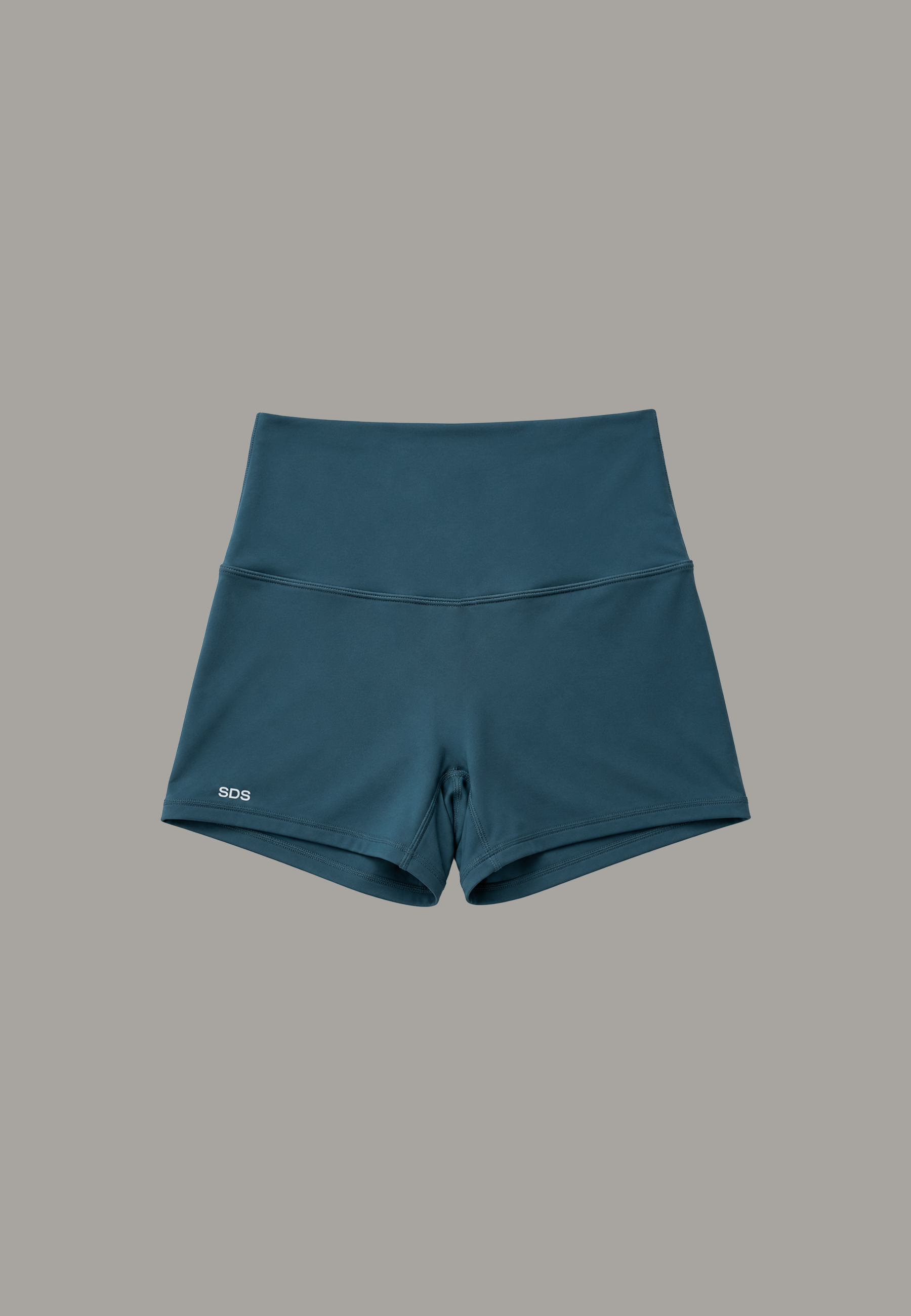 SculptFlex Shorts - Extra High Waist Mid Length - Teal Green
