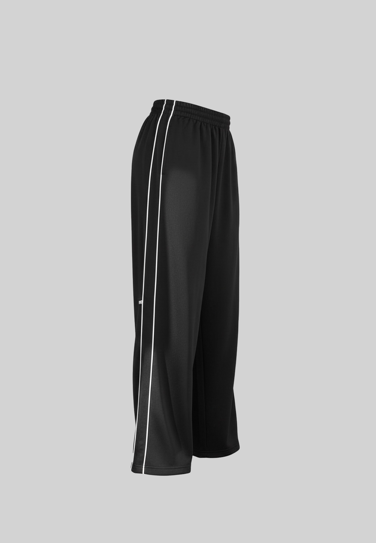 Oversized Wide Leg Pants - Black