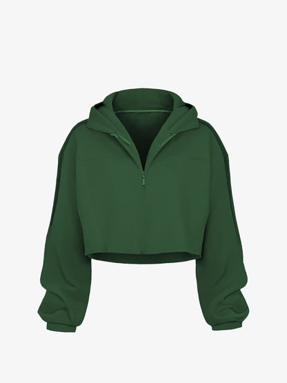 Half Zip Pullover - Ever Green