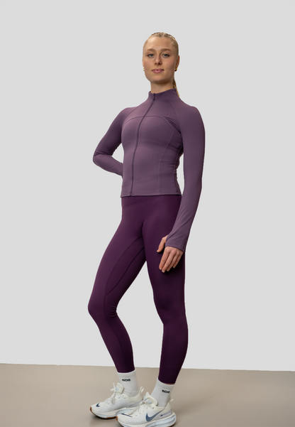 Light Fleece Zip Jacket - Soft Purple