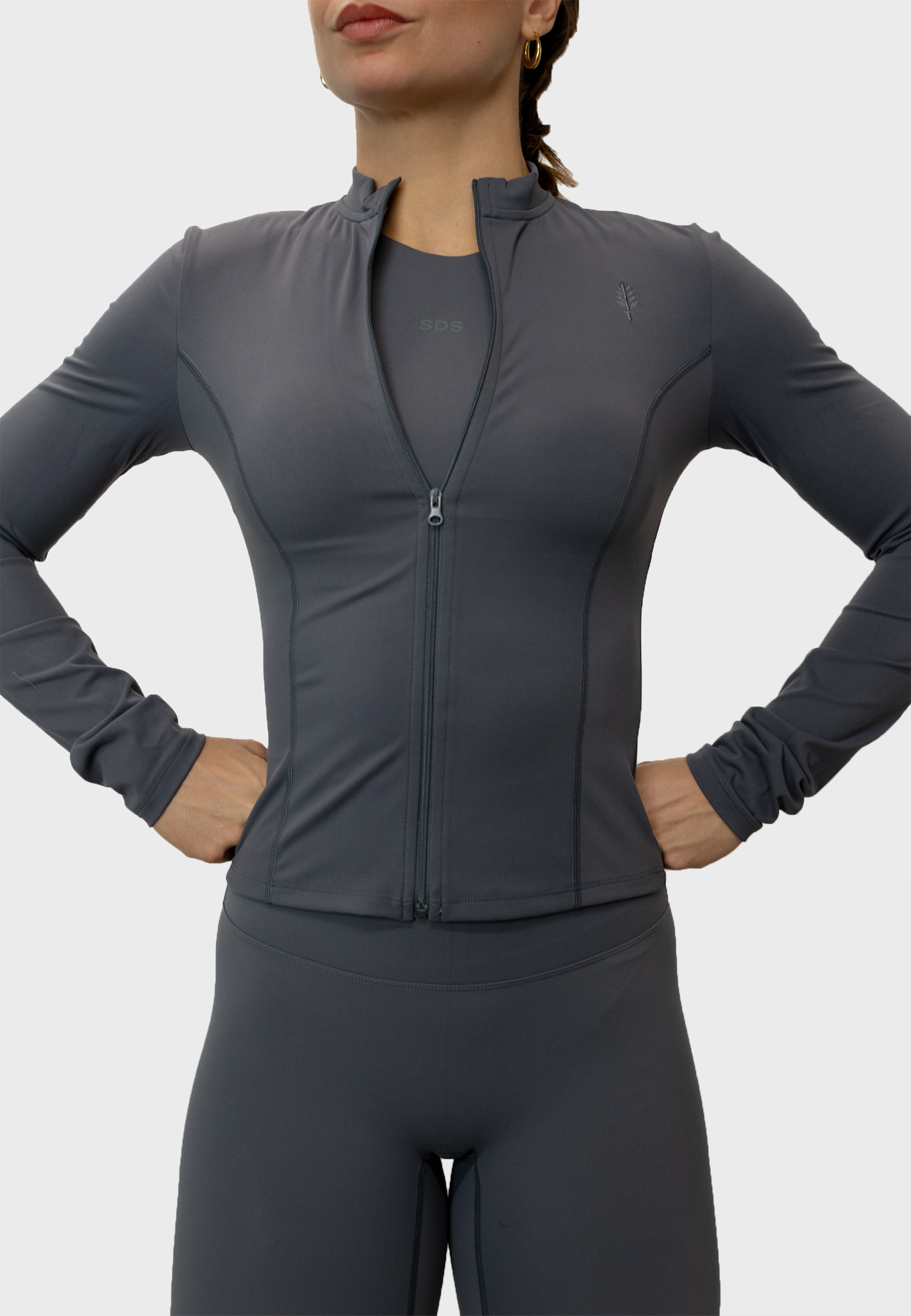 Zip Jacket Full Length V3- Deep Grey