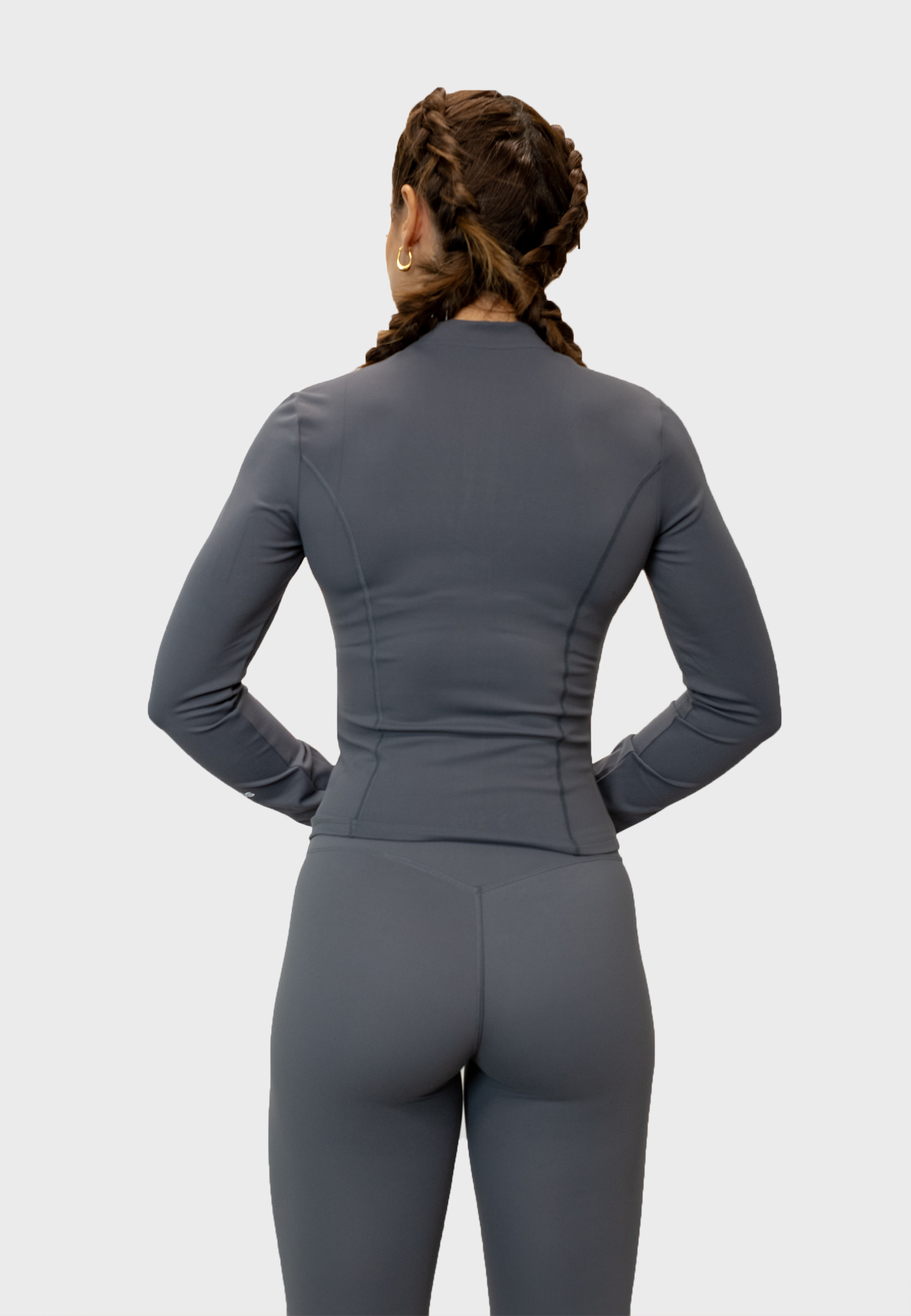 Zip Jacket Full Length V3- Deep Grey