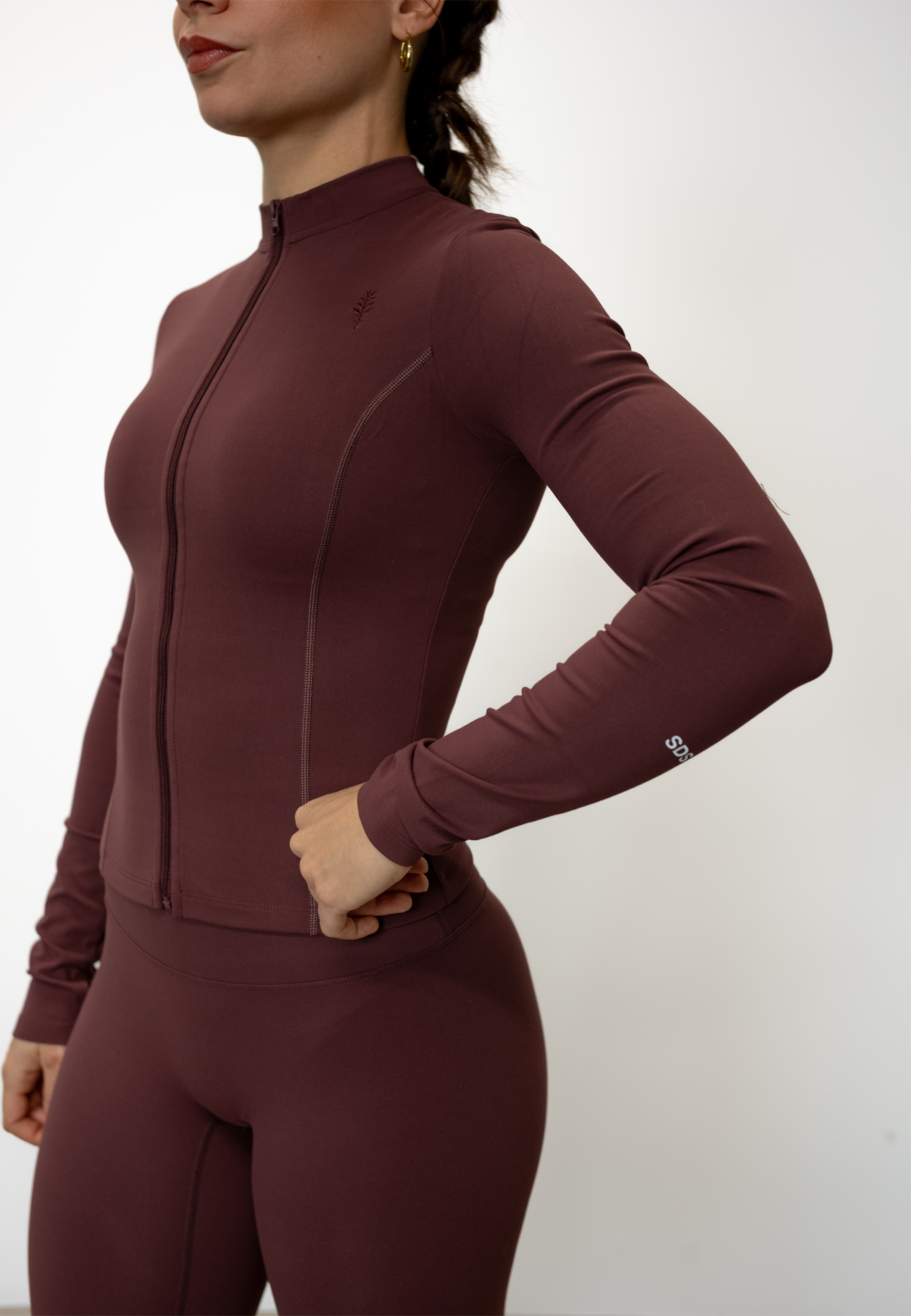 Zip Jacket Full Length V3 - Red Brown